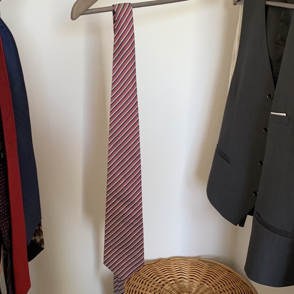 Vintage Croft & Barrow men’s tie 100% silk preowned - Picture 6 of 6